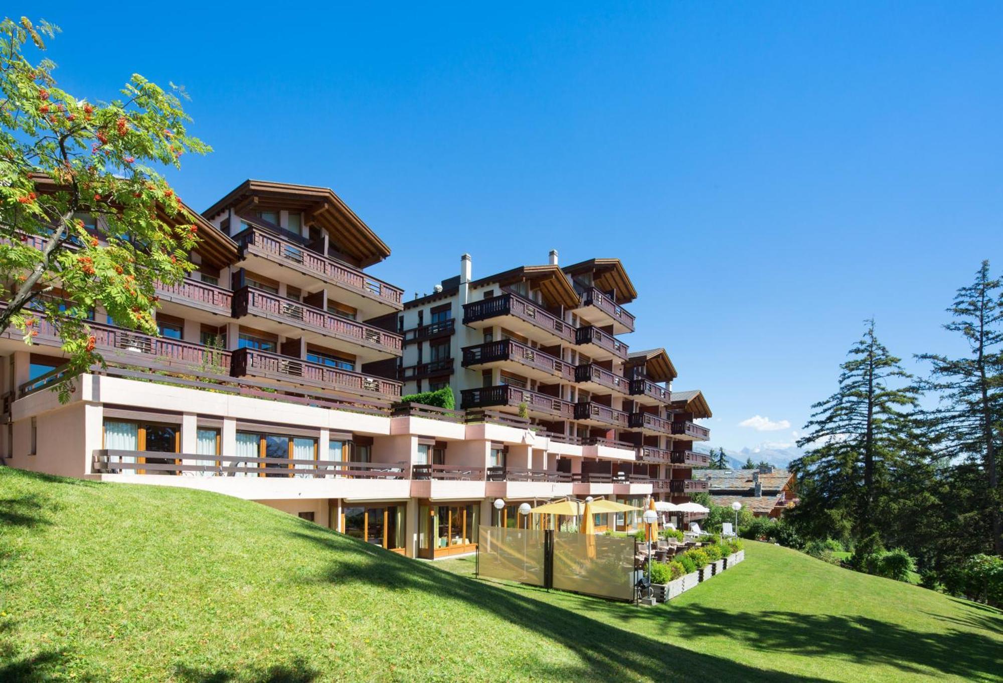 Hotel Helvetia Intergolf Crans-Montana Exterior foto