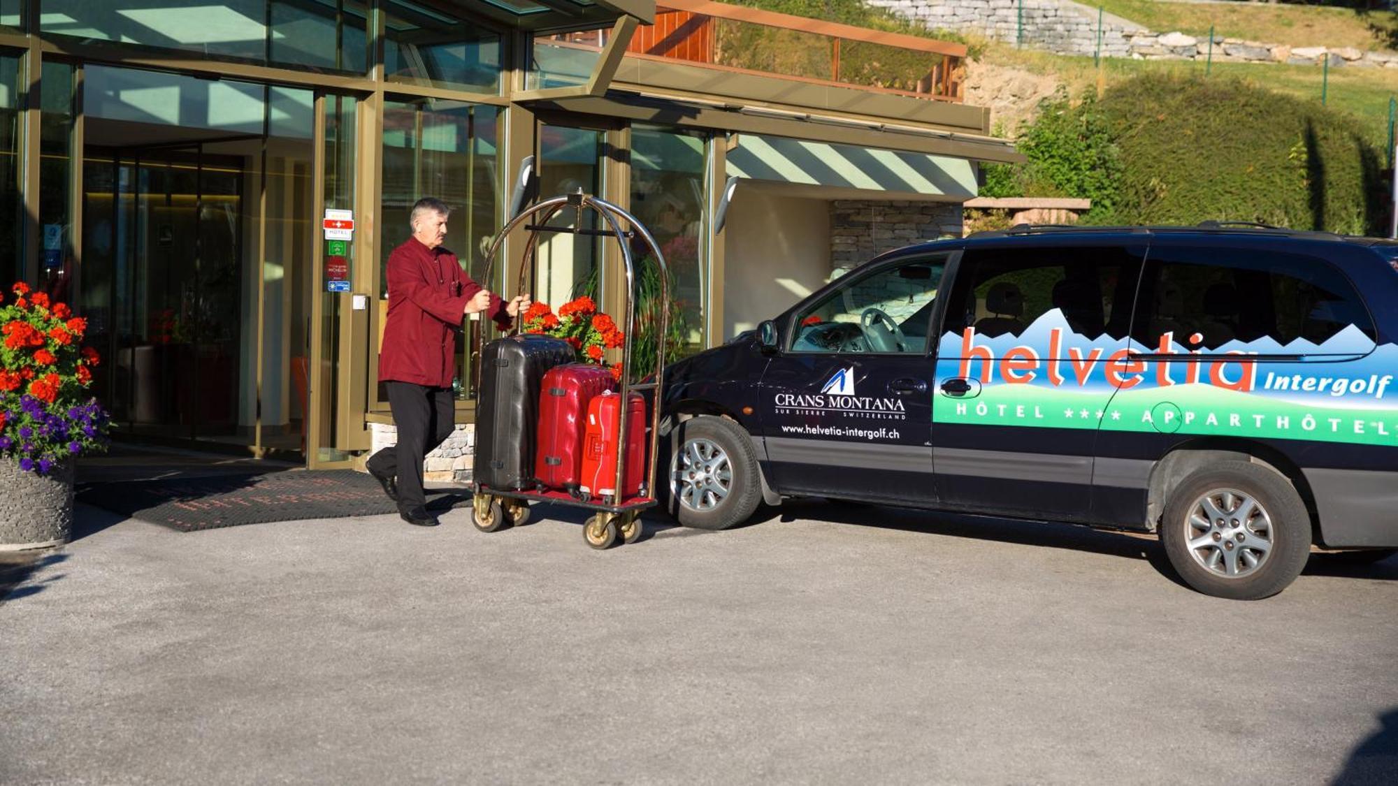 Hotel Helvetia Intergolf Crans-Montana Exterior foto