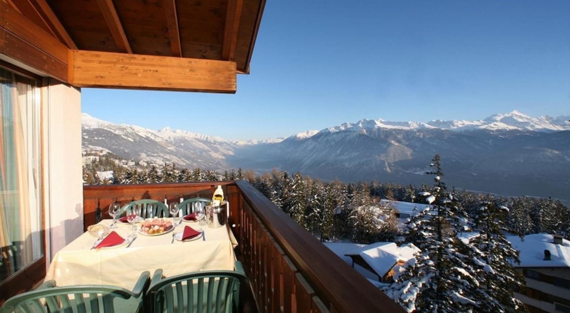 Hotel Helvetia Intergolf Crans-Montana Exterior foto