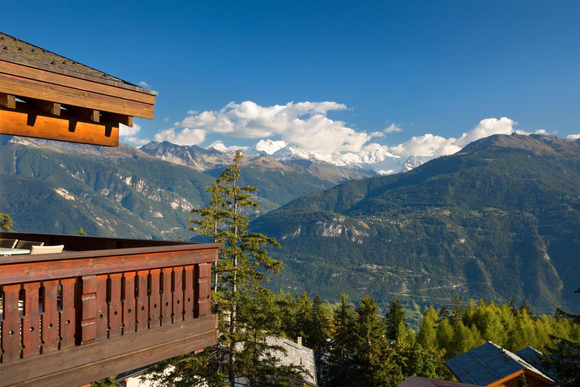Hotel Helvetia Intergolf Crans-Montana Exterior foto