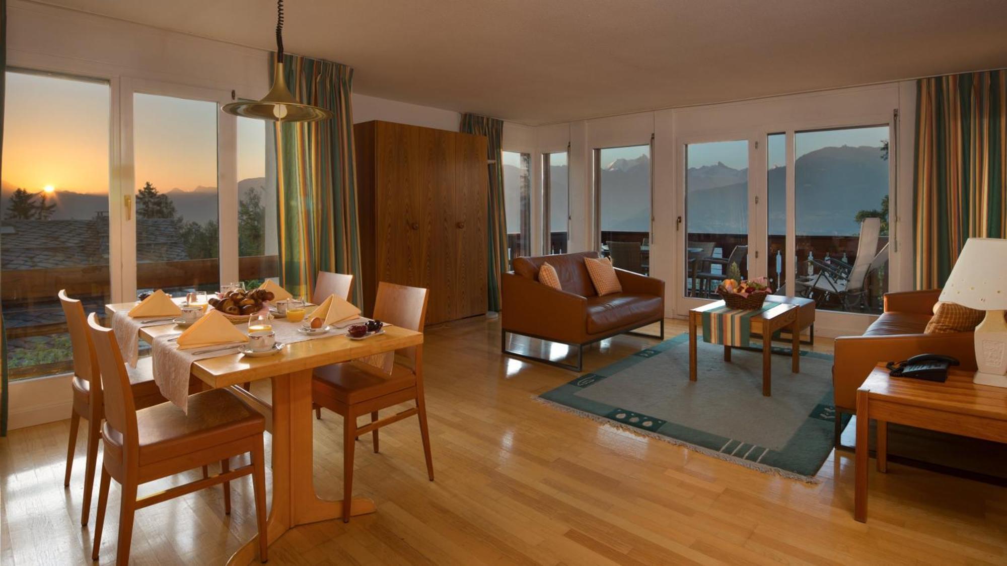 Hotel Helvetia Intergolf Crans-Montana Exterior foto