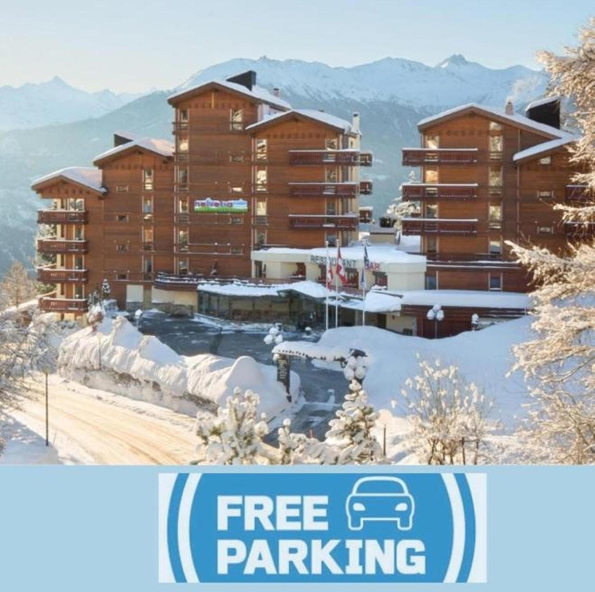 Hotel Helvetia Intergolf Crans-Montana Exterior foto